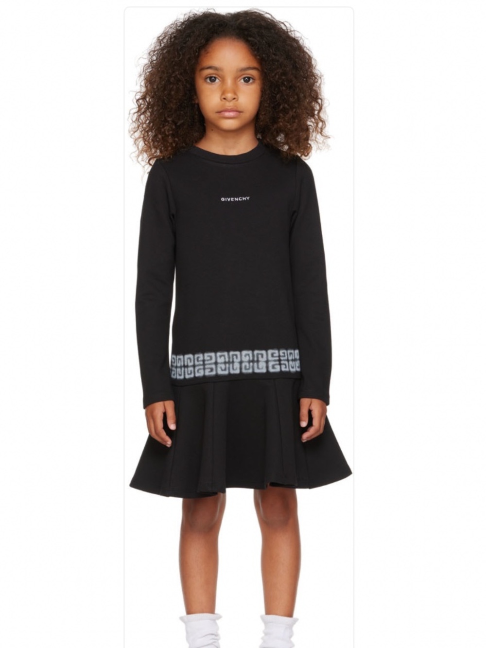Givenchy Kids Black 4G Dress